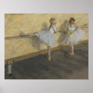 Ballet Ballerina Degas Poster de danse