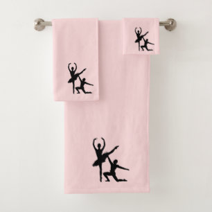 Ballet Couple Danse Accent rose