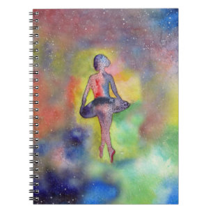 Ballet Dancer Espace aquarelle Art Carnet photo