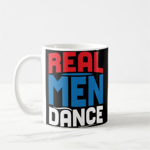 Ballet de mâle de professeur de tasse de café de