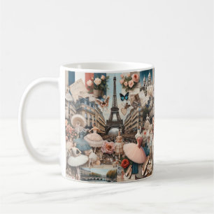 Ballet parisien Dream Collage Café Mug