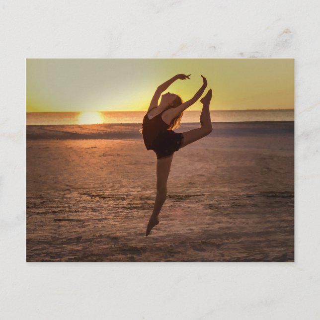 Ballet sur la plage Carte postale (Devant)