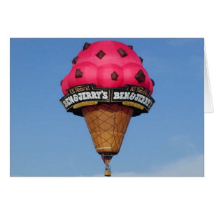 Ballon à air chaud de cornet de crème glacée
