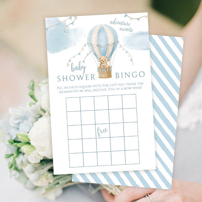 Ballon à air chaud Teddy ours bébé garçon douche j (Créateur téléchargé)