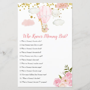 Ballon à air rose où maman connaît mieux