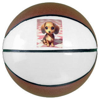 BALLON DE BASKET ミニチュア・ダックフンドちゃん💛
