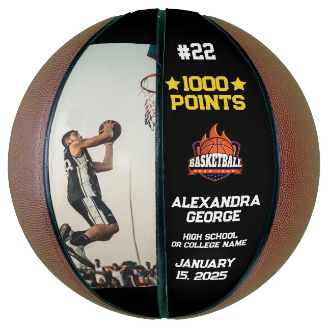 Ballon De Basket 1000 Points (Vertical)