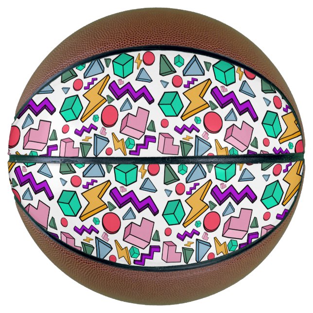 Ballon De Basket 80s esthétique Vintage rétro (Devant)