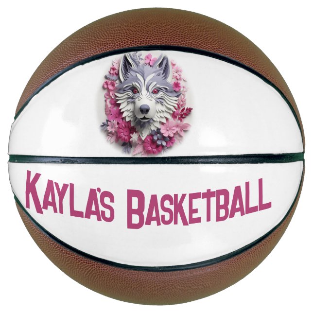 Ballon De Basket Ajouter votre nom - Basketball (Devant)