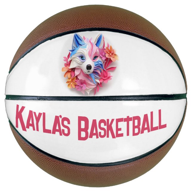 Ballon De Basket Ajouter votre nom - Basketball (Devant)