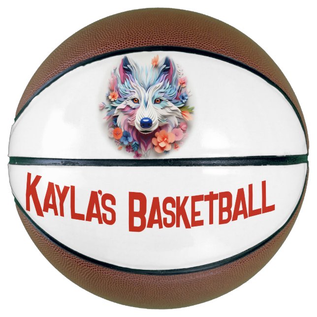 Ballon De Basket Ajouter votre nom - Basketball (Devant)