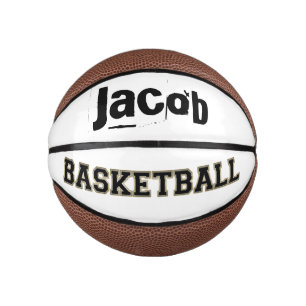 Ballon De Basket Ajouter Votre Nom Enfants - Mini Basketball Person