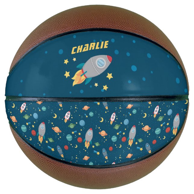 Ballon De Basket Amusement Espace (Devant)