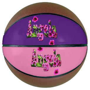 Ballon De Basket Angela fleurie Nom, Basketball