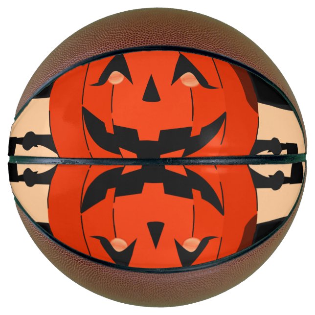 Ballon De Basket Appel de l'Esprit d'Halloween (Devant)