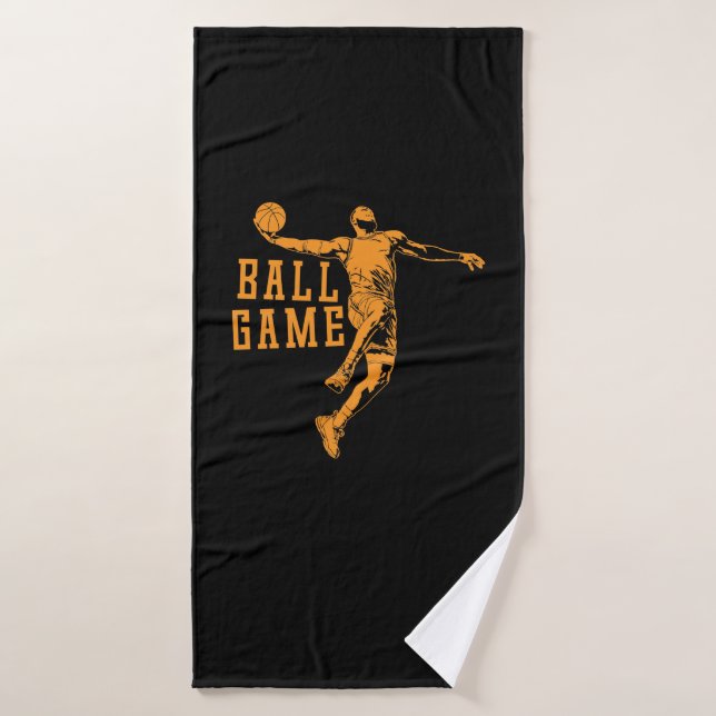 Ballon de basket-ball (Serviette de bain)