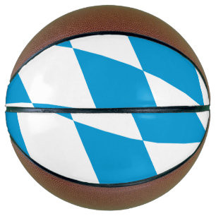 Ballon De Basket Basket-ball complet avec Drapeau de Bavière