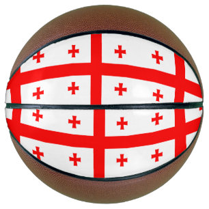 Ballon De Basket Basket-ball complet avec Drapeau de Géorgie