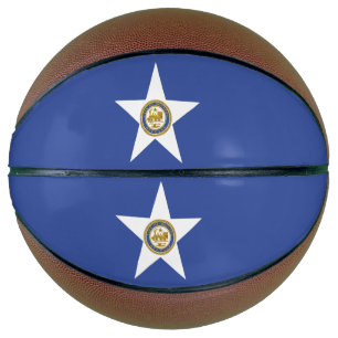 Ballon De Basket Basket-ball complet avec drapeau de Houston