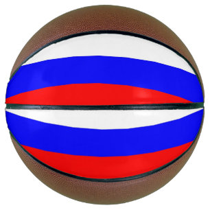 Ballon De Basket Basket-ball complet avec drapeau de la Russie