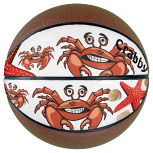 Ballon De Basket Basket-ball Crabby Crab Starfish Beach House Batea