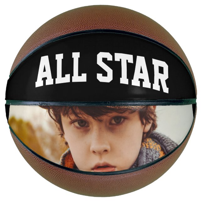 Ballon De Basket Basket-ball CUSTOMISÉ PHOTO (Devant)