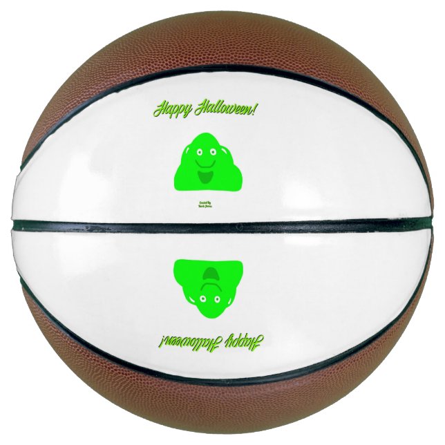 Ballon De Basket Basket-ball Halloween Blob (Devant)