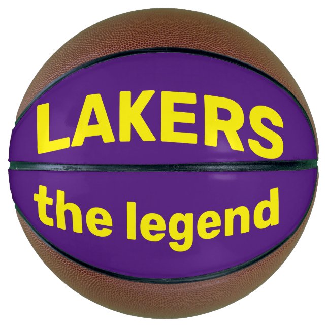 Ballon De Basket Basket-ball pour les fans de Lakers (Devant)