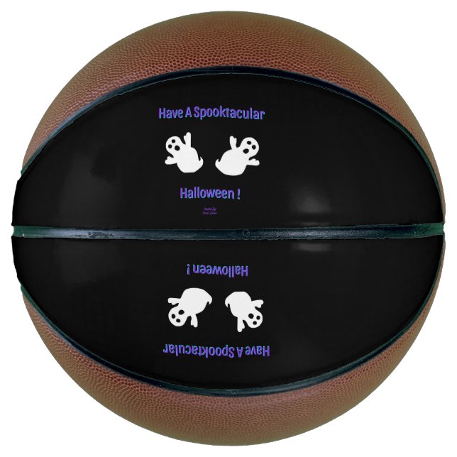 Ballon De Basket Basket-ball Spooktacular Ghosts (Devant)