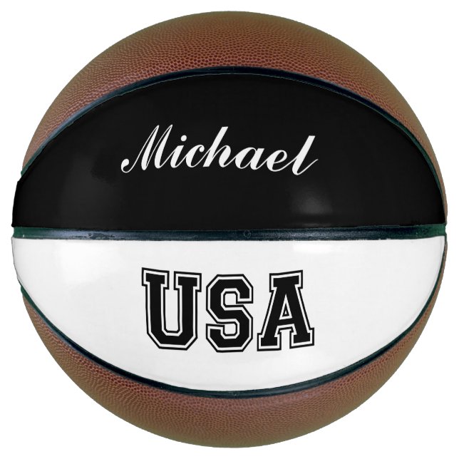 Ballon De Basket Basket-ball USA (Devant)