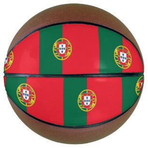 Ballon De Basket Basket complet avec drapeau du Portugal