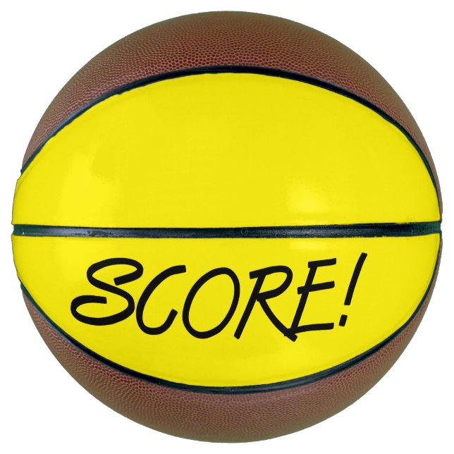 Ballon De Basket Basket jaune (Devant)