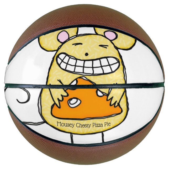 Ballon De Basket Basket Mousey Cheesy Pizza Pie (Devant)
