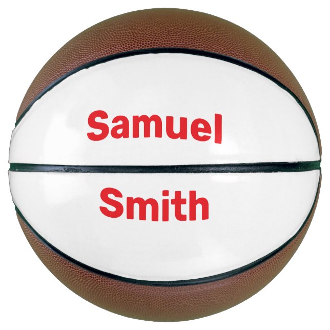 Ballon De Basket Basket personnalisé (Devant)