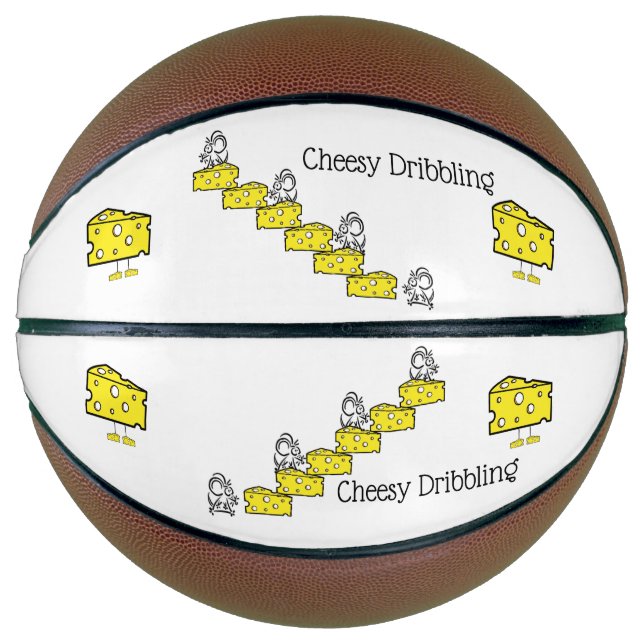 Ballon De Basket Basketball Cheesy Drippling (Devant)