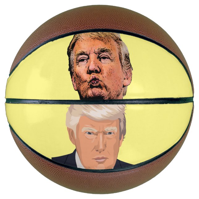 BALLON DE BASKET BASKETBALL DONALD TRUMP (Devant)