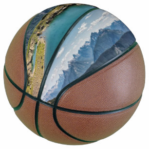 Ballon De Basket Basketball Montagnes et Lacs
