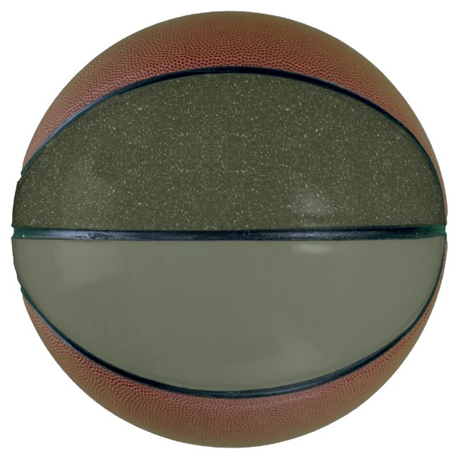 Ballon De Basket Basketball Moss Green Split - Personnalisable (Devant)