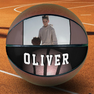 Ballon De Basket Basketball Nom Photo Métal Moderne Basketball