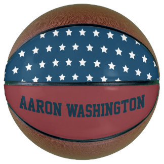 Ballon De Basket Basketball personnalisé patriotique classique