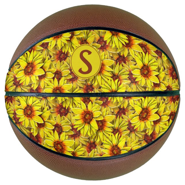 Ballon De Basket Basketball Tournesol (Devant)