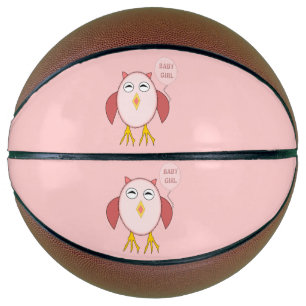 Ballon De Basket Bébé rose mignon fille boules de panier
