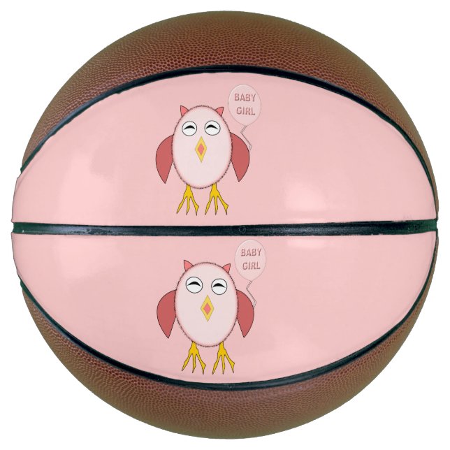 Ballon De Basket Bébé rose mignon fille boules de panier (Devant)