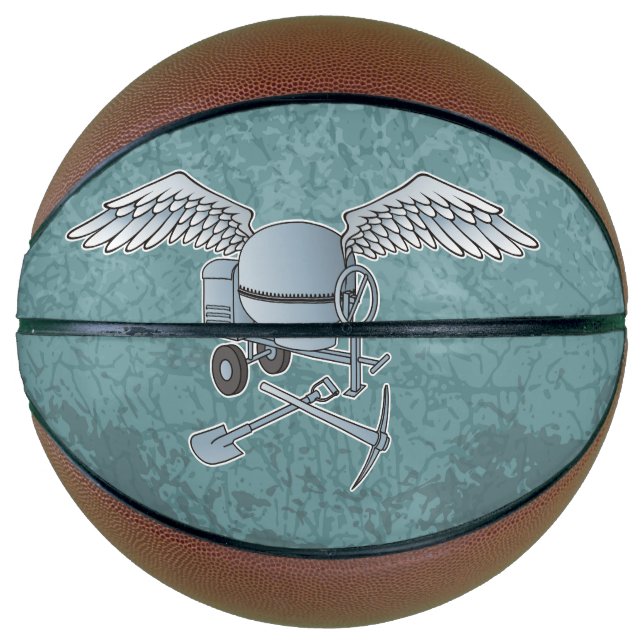 Ballon De Basket Béton bleu-gris (Devant)