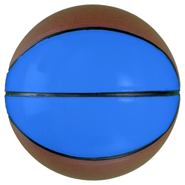 Ballon De Basket Bleu (Crayola) (couleur solide) (Devant)