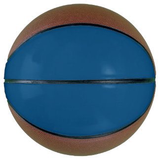 Ballon De Basket bleu denim solide