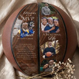Ballon De Basket Cadeau de photo personnalisé en bois commémoratif