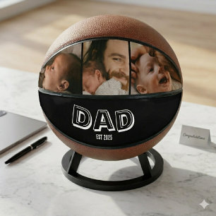 Ballon De Basket Cadeau photo Papa Est 3 Souvenir de père