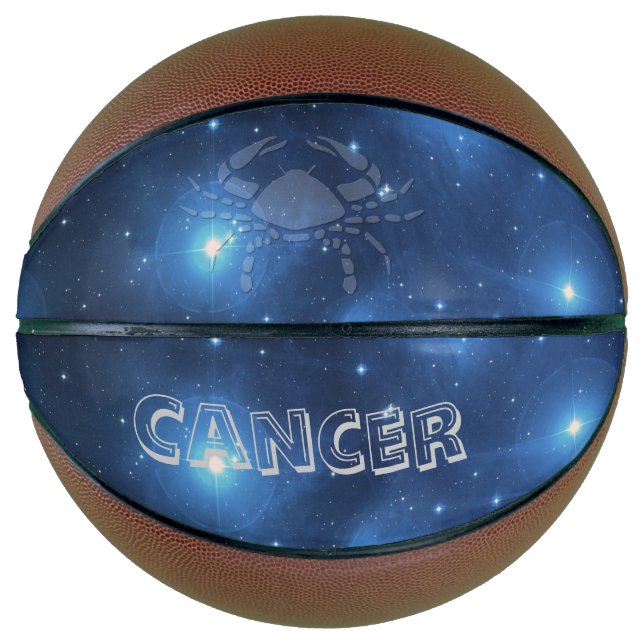 Ballon De Basket Cancer transparent (Devant)