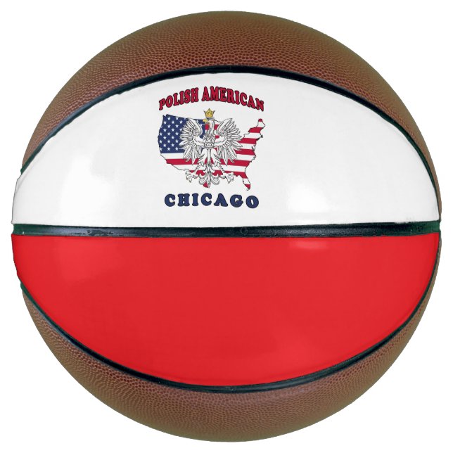 Ballon De Basket Chicago Illinois polonais (Devant)